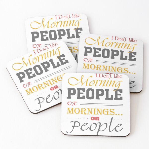 Item preview, Funny Morning People designed and sold by Rott515.