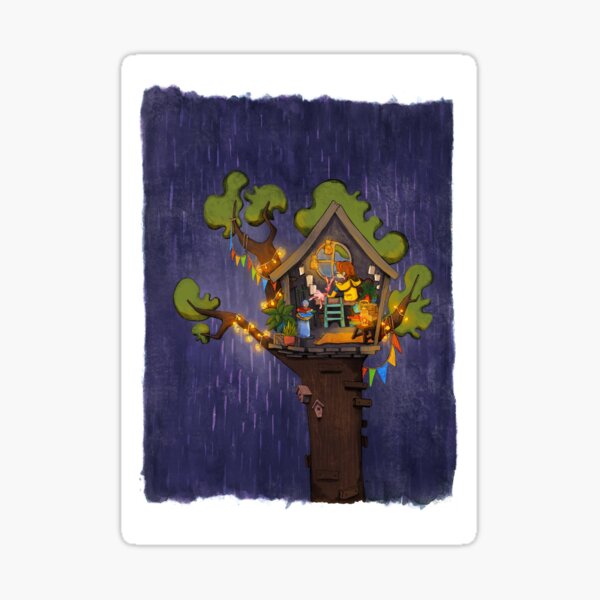 Treehouse Sticker