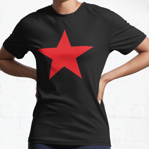 Red Star, STAR, RED, Stardom, Power to the people! Red Dwarf, Stellar, Cosmic. Active T-Shirt