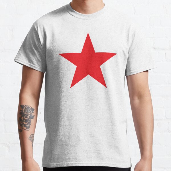 Red Star, STAR, RED, Stardom, Power to the people! Red Dwarf, Stellar, Cosmic. Classic T-Shirt
