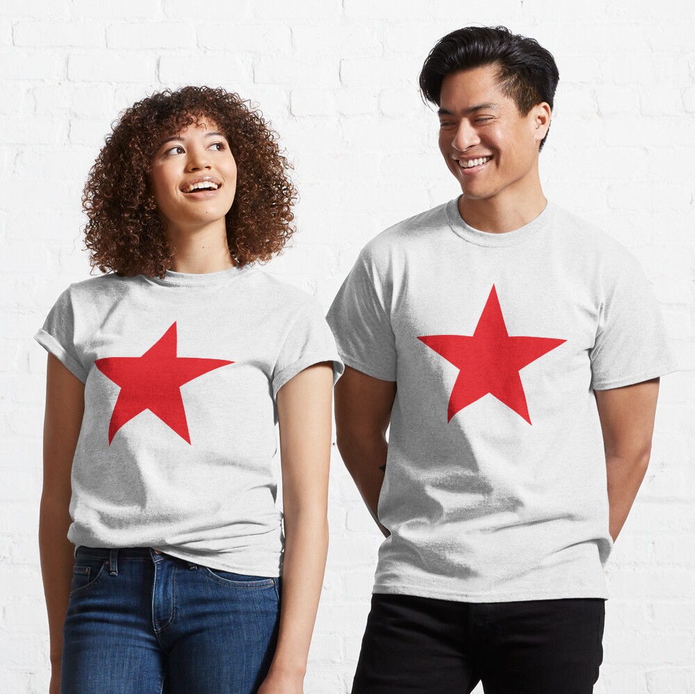 Red Star, STAR, RED, Stardom, Power to the people! Red Dwarf, Stellar, Cosmic. Classic T-Shirt