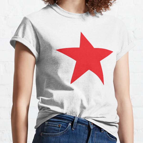 Red Star, STAR, RED, Stardom, Power to the people! Red Dwarf, Stellar, Cosmic. Classic T-Shirt