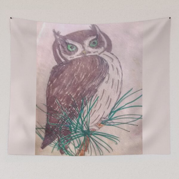 Item preview, Old owl designed and sold by BellsPainting.
