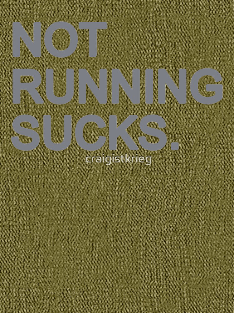 not running sucks nike