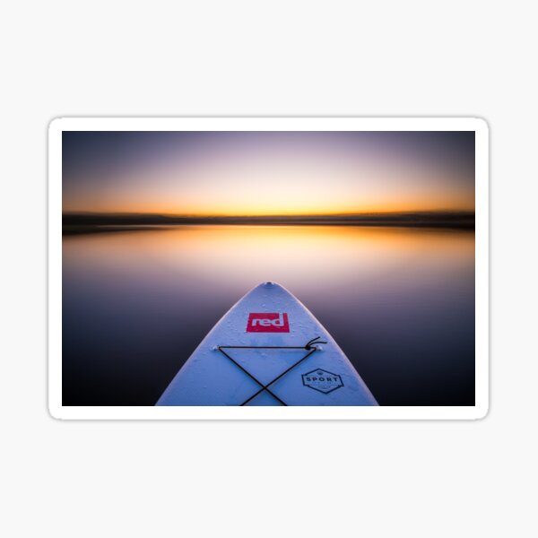 Sunset Paddle boarding Sticker