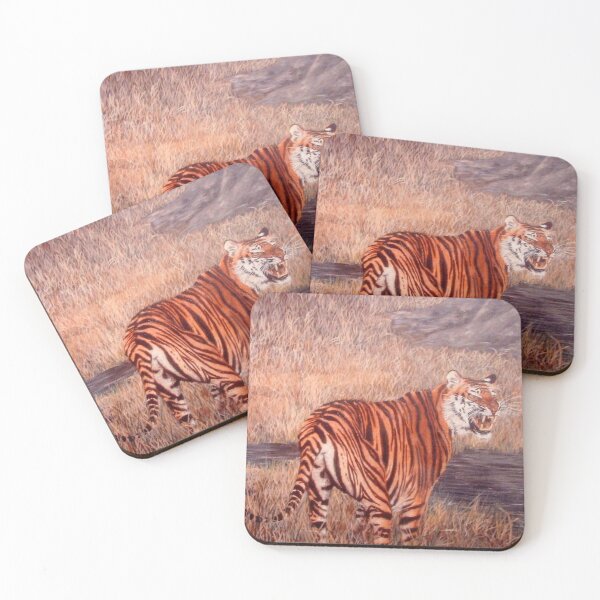 Item preview, TIGERS WARNING designed and sold by Mackenzie Moulton International Artist .