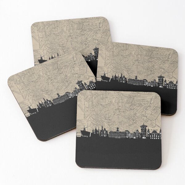 Artikelvorschau, Amsterdam Skyline entworfen und verkauft von BekimART.