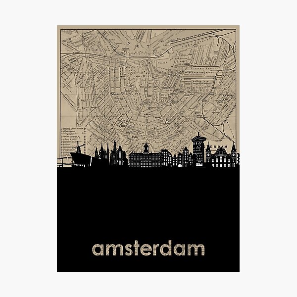 amsterdam skyline Photographic Print