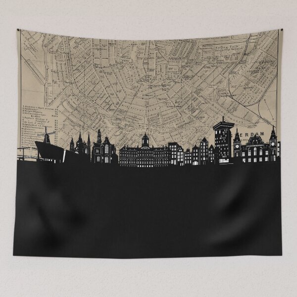 Item preview, amsterdam skyline designed and sold by BekimART.
