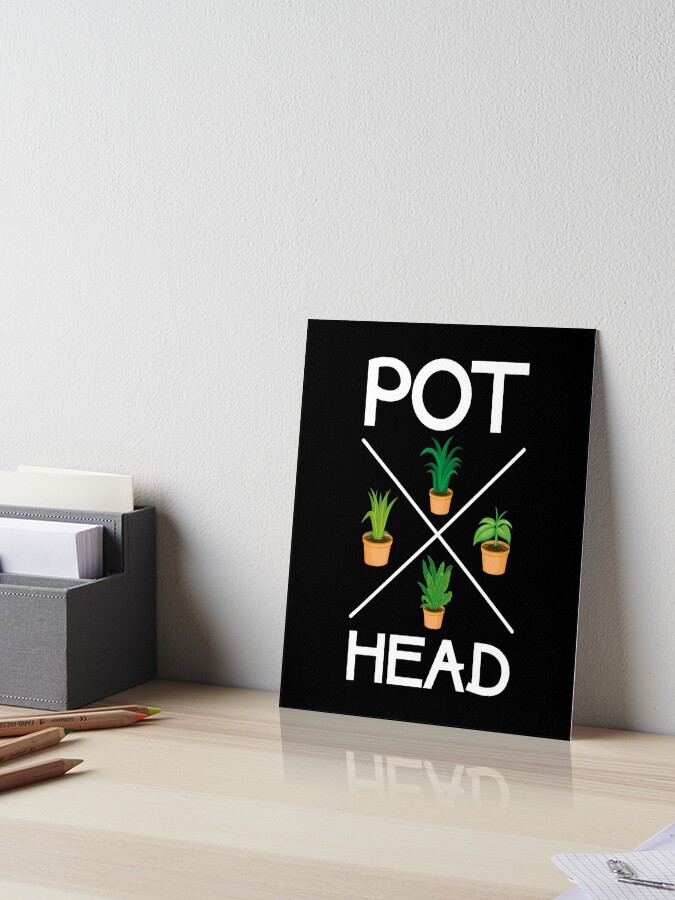 Gardener Potted Plants Botany Growing Vegetable, Plant Lover Pot Head 