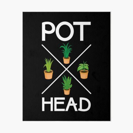 Gardener Potted Plants Botany Growing Vegetable, Plant Lover Pot Head 