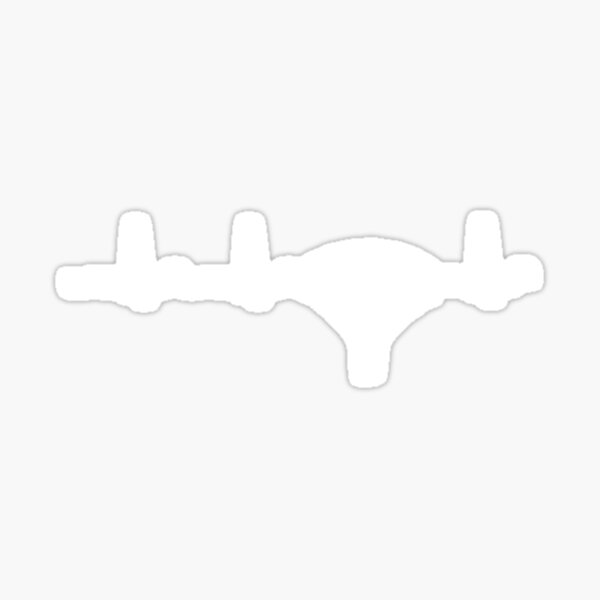 "Skydiving heart line, heart rate, heart rate" Sticker for Sale by