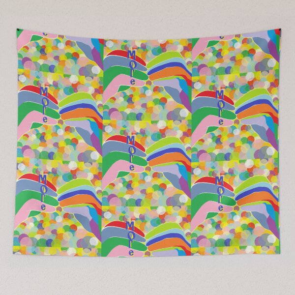 Item preview, ASL "More" on a Bright Bubble Background designed and sold by EloiseArt.