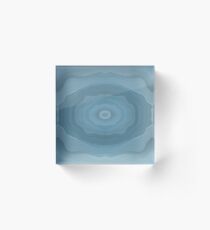 Dark Khaki Tunnel Acrylic Block