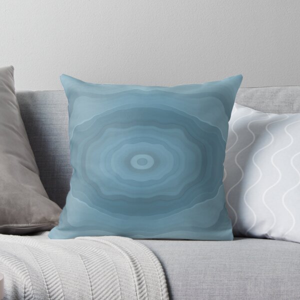 Dark Khaki Tunnel Throw Pillow