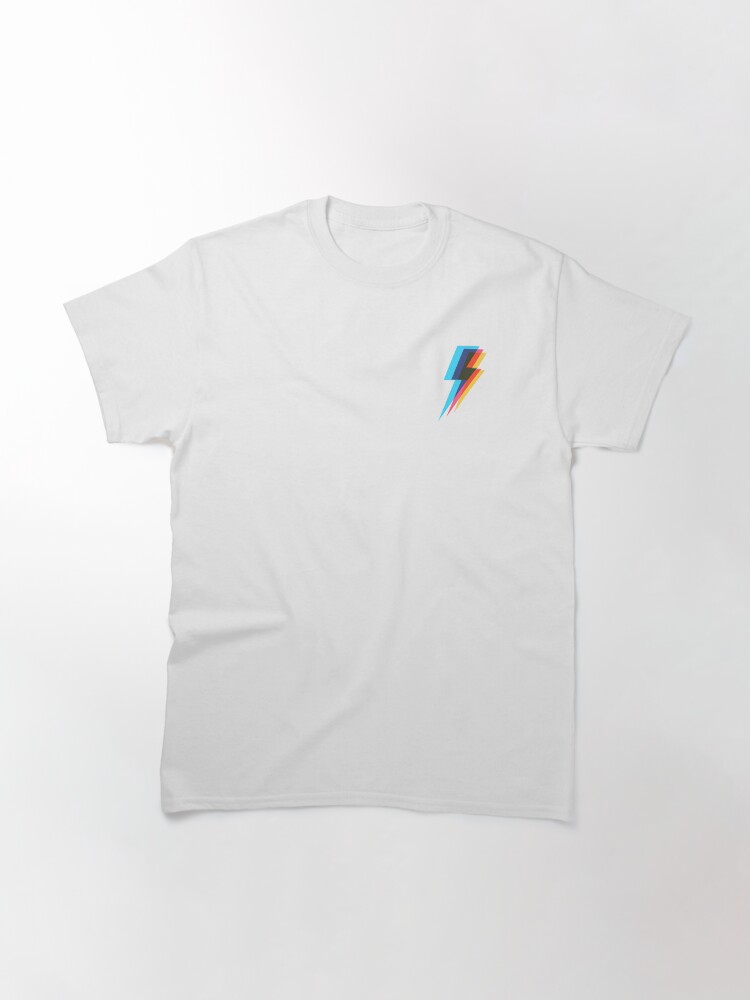 Thumbnail 3 of 7, Classic T-Shirt, Lightning Kaleidoscope 4 designed and sold by animinimal.