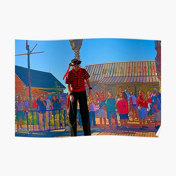 The Man On Stilts Poster