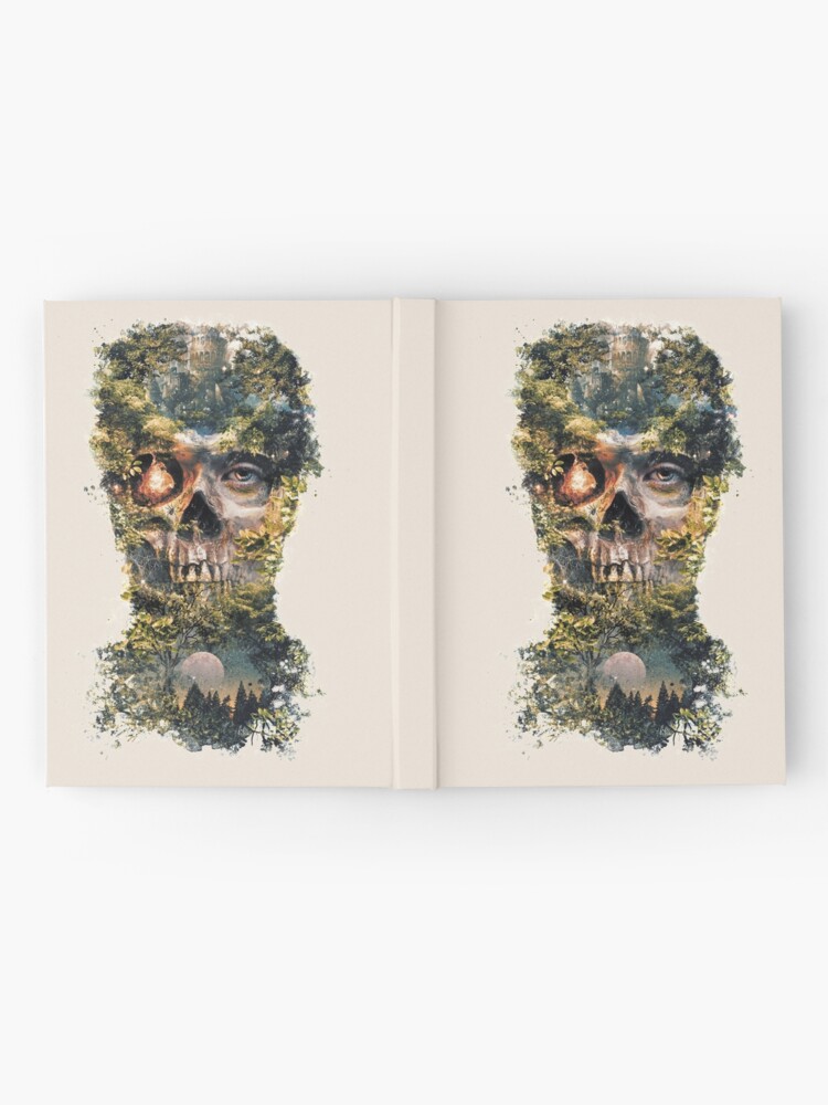 Alternate view of The Gatekeeper Dark Surrealism Art Hardcover Journal