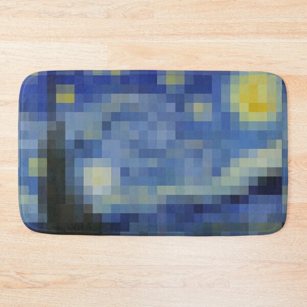 Item preview, Van Gogh Starry Night - Pixel Art designed and sold by ShaMiLaB.