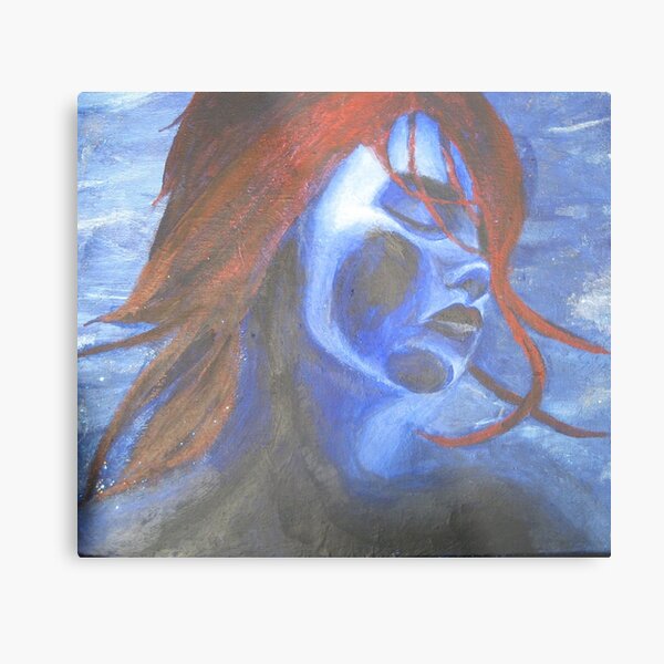 Not Waving Metal Print
