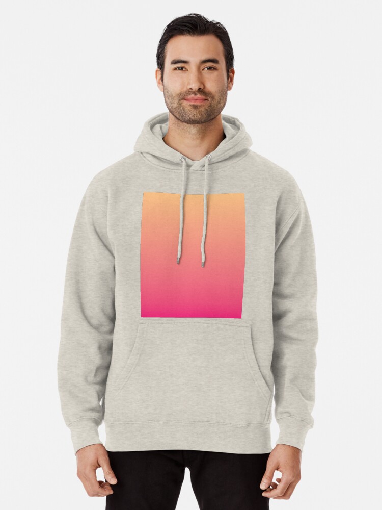 light peach hoodie