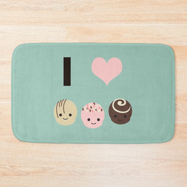 Item preview, Cute Kawaii I  Love Chocolate Truffles designed and sold by Hedgie Designs.