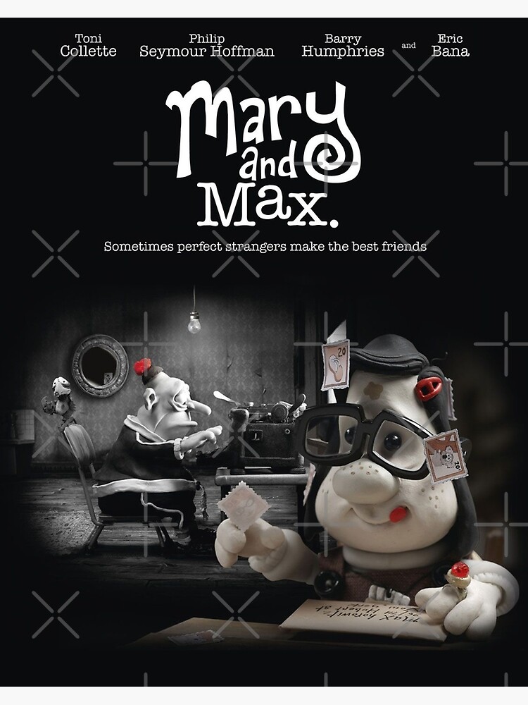 Mary And Max Postcard For Sale By Flowerly Redbubble