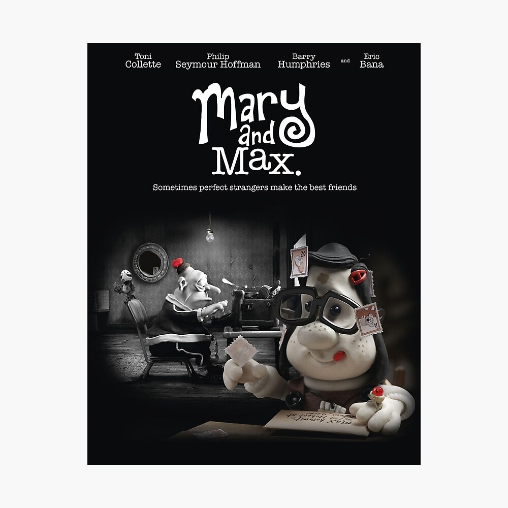 Mary And Max Poster By Flowerly Redbubble