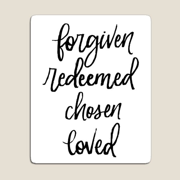 Item preview, Perdonado, Redimido, Elegido, Amado designed and sold by PureJoyCreative.