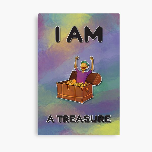 I Am a Treasure Canvas Print