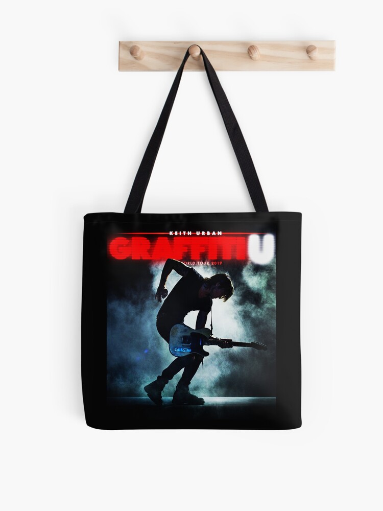 Vinyl Record Urban Graffiti Tote Bag