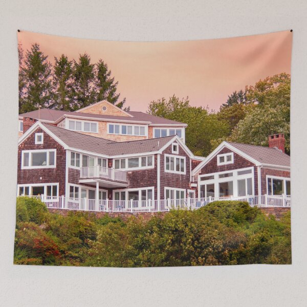 Item preview, Sunset on Beach Cottage, Ferry Beach, Maine designed and sold by Yannik Hay.