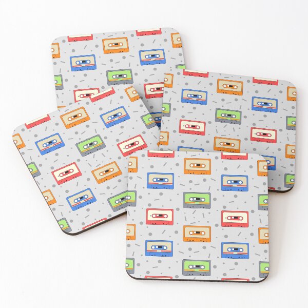 Item preview, Retro Vintage Audio Cassettes Pattern designed and sold by mrhighsky.