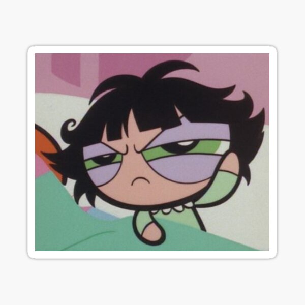 Sleepy Buttercup Sticker