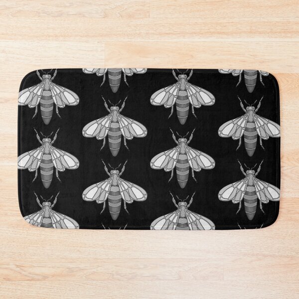 Item preview, Black and white bee designed and sold by Rusembell.