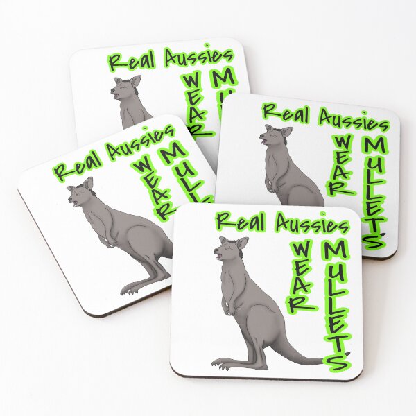 Item preview, Real Aussies Wear Mullets designed and sold by Lady Dragonwren.