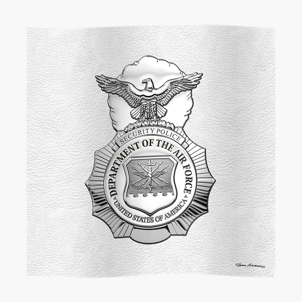 STICKER USAF Air Force Security Forces Logo