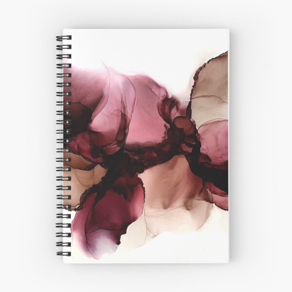 Item preview, Inside, floral design, alcohol ink, claret designed and sold by Sindy Fischer.