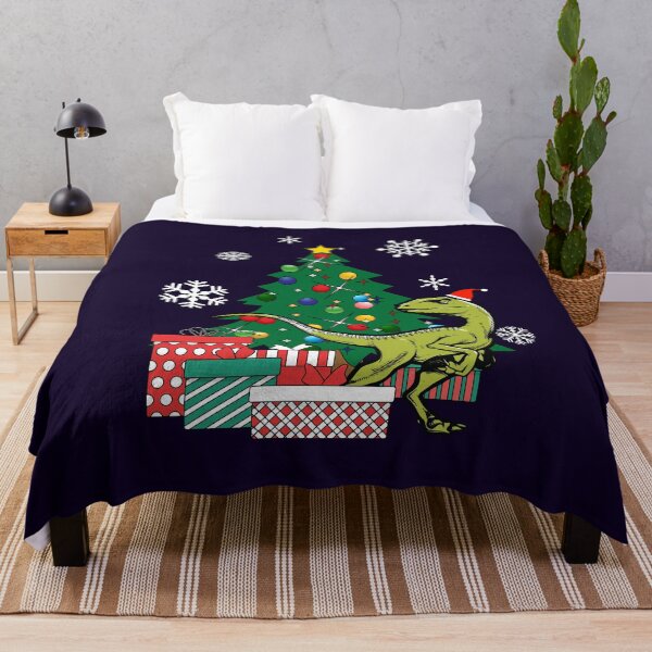Item preview, Velociraptor Around The Christmas Tree designed and sold by Nova5.