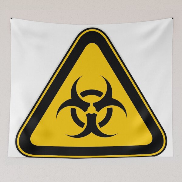 Item preview, Bio Hazard Warning Graphic designed and sold by dcohea.