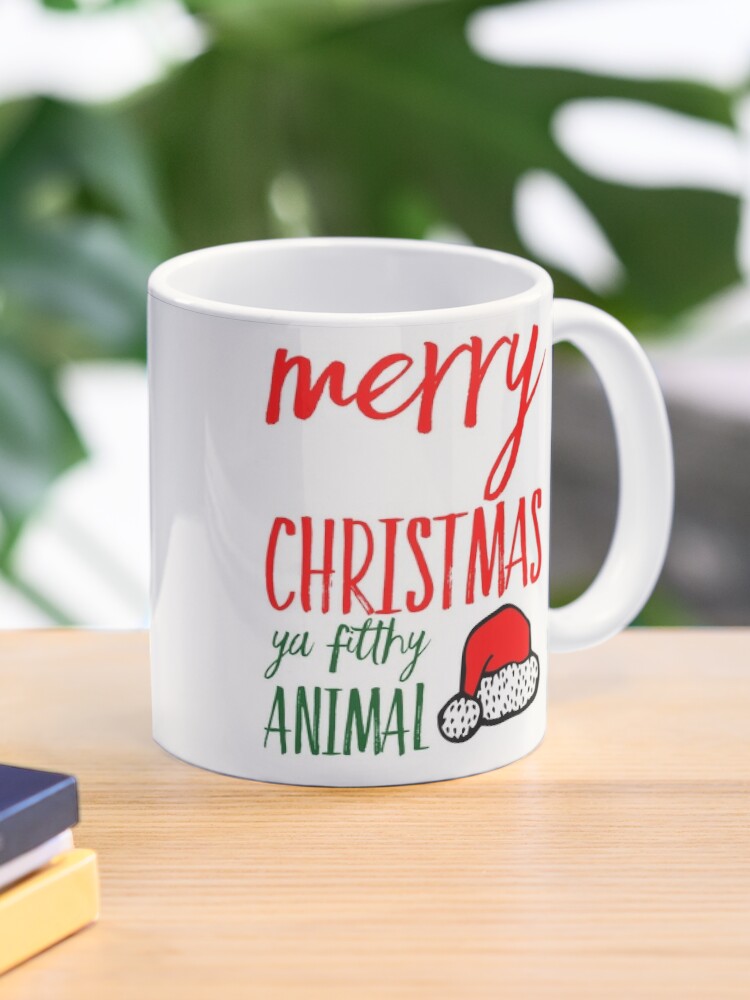 Home Alone 2 Merry Christmas Ya Filthy Animal Mug By Aussieforgood Redbubble