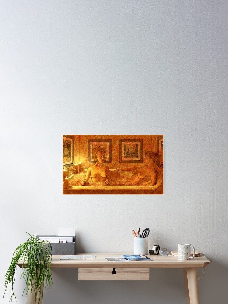 Save Water Bath With A Friend Poster By Markantony Redbubble