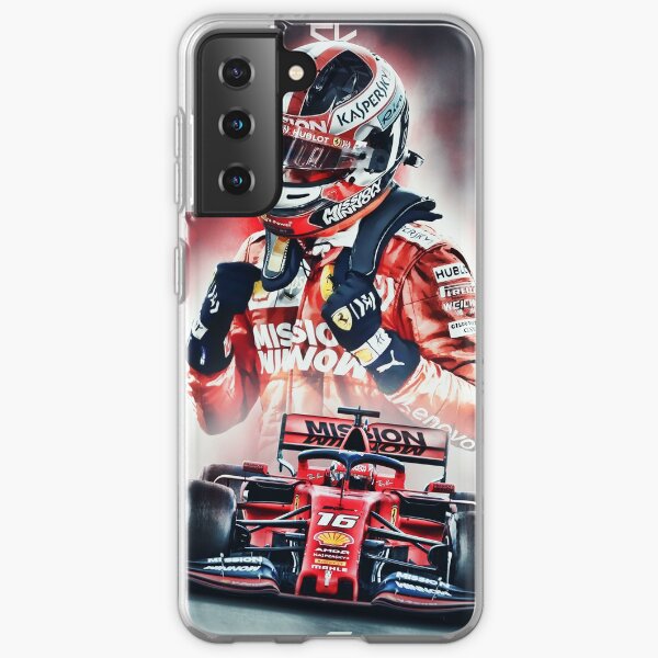 Charles Leclerc Poster Funda blanda para Samsung Galaxy