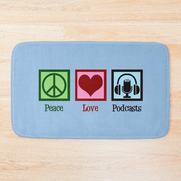 Artikelvorschau, Friedensliebes-Podcasts entworfen und verkauft von Epic Love Designs.