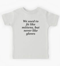Mittens Typography Kids Tee