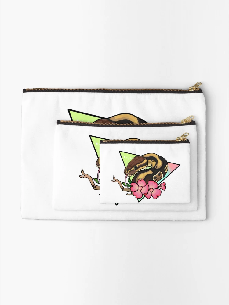 Thumbnail 2 of 4, Zipper Pouch, Magical Ball Python designed and sold by Morgan Carpenter.