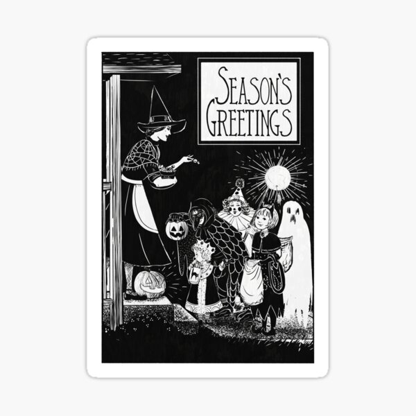 Item preview, Season's Greetings: Treat or Treat designed and sold by jk-bees.