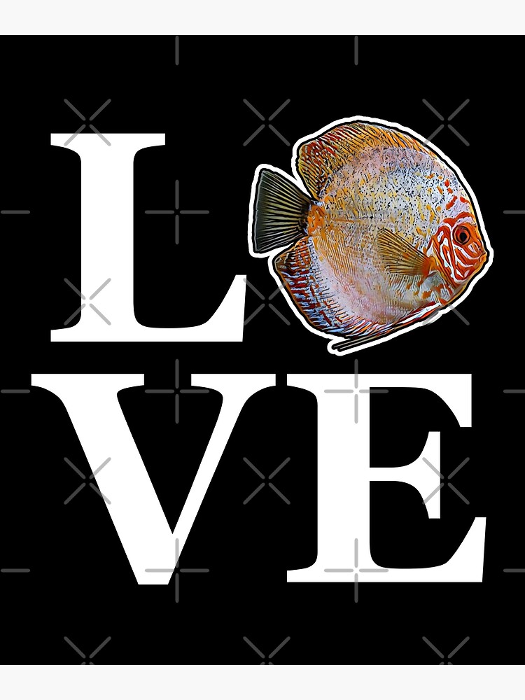 Discus Fish Keeper Aquarium Hobby Poster for Sale by JRRTs