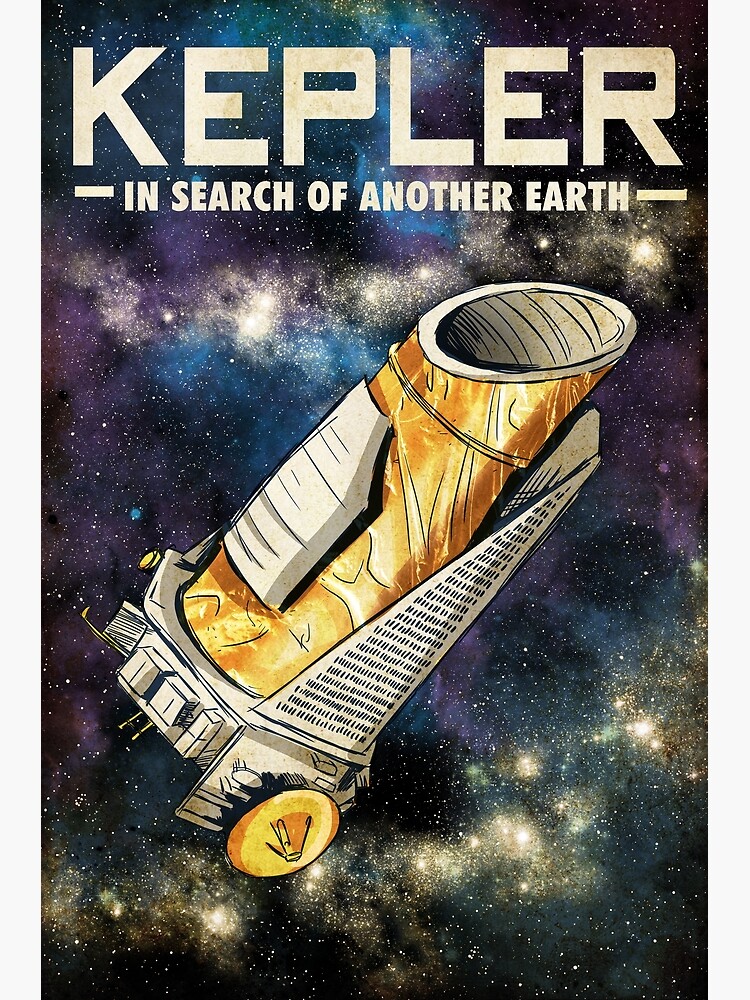 "Kepler In Search Of Another Earth" Canvas Print By Lynxcollection ...