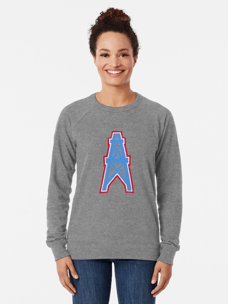 Houston Oilers Distressed Logo Defunct Football Team Houston